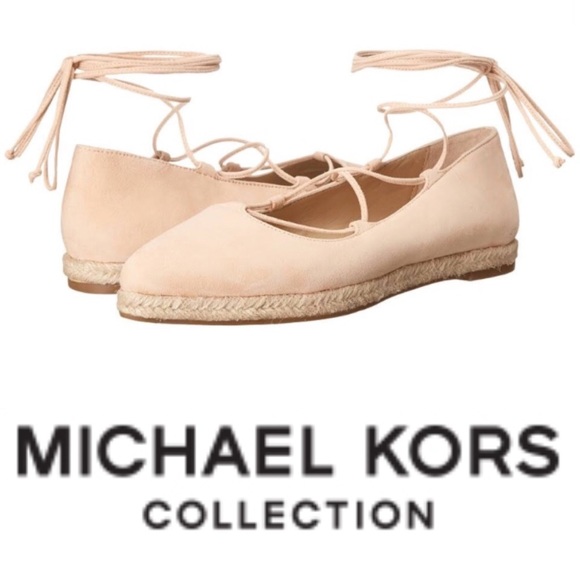 Michael Kors Collection Shoes - NIB Michael Kors Flats Ballerina Lace Up